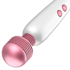 6-Speed USB Rechargeable G-Spot Vibrator – 19×3.5cm with Clitoral Stimulation & Head Attachments - Passion Pulse Adult