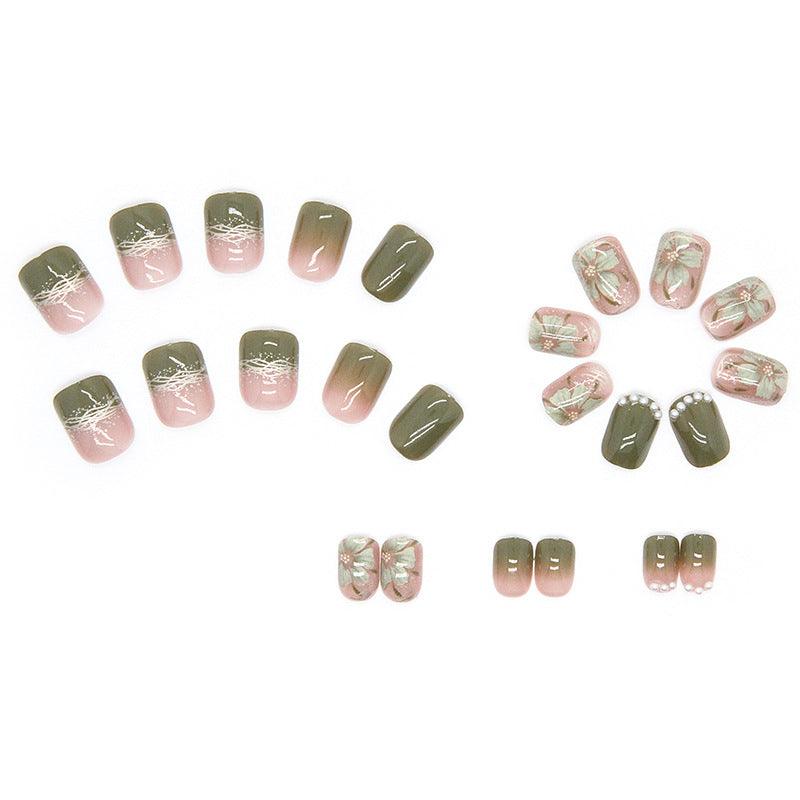 Fresh and Elegant Camellia Wearable Nails - Passion Pulse Adult