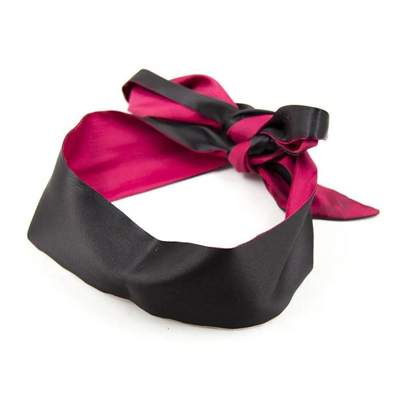 Luxury Satin Blindfold for Couples – Soft Eye Mask for Cosplay, Romantic Games, and Relaxation - Passion Pulse Adult
