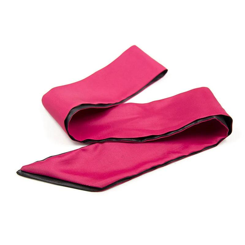 Luxury Satin Blindfold for Couples – Soft Eye Mask for Cosplay, Romantic Games, and Relaxation - Passion Pulse Adult