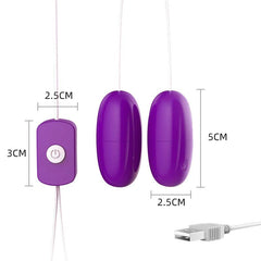 Jump Egg Pleasure Set – Licking Tongue Vibrator + USB Vibrating Egg - Passion Pulse Adult