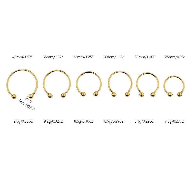 Dual Ball Gold Stainless Steel Penis Ring – Enhance Orgasm & Delay Ejaculation - Passion Pulse Adult