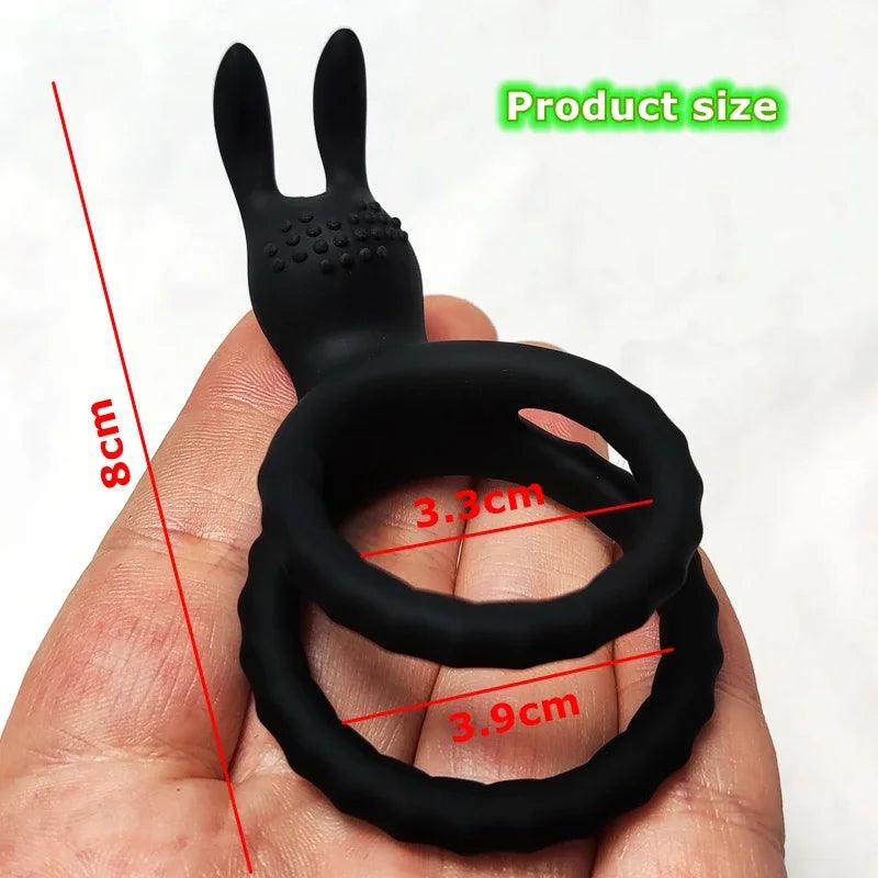 Silicone Penis Ring – Reusable Cock Ring for Enlargement & Delay - Passion Pulse Adult