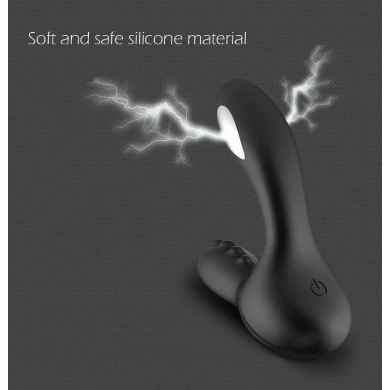 Powerful 8-Frequency -Controlled Electric Anal Plug – Prostate & Pleasure Massager - Passion Pulse Adult