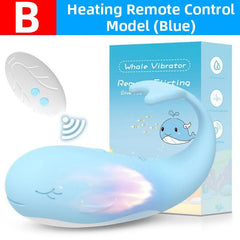 Little Whale Remote-Controlled Vibrating Egg – 10 Modes, Wearable G-Spot & Clitoral Stimulator - Passion Pulse Adult