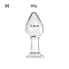 VaHppy Diamond Glass Anal Plugs – Elegant & Body-Safe for Beginners and Beyond - Passion Pulse Adult