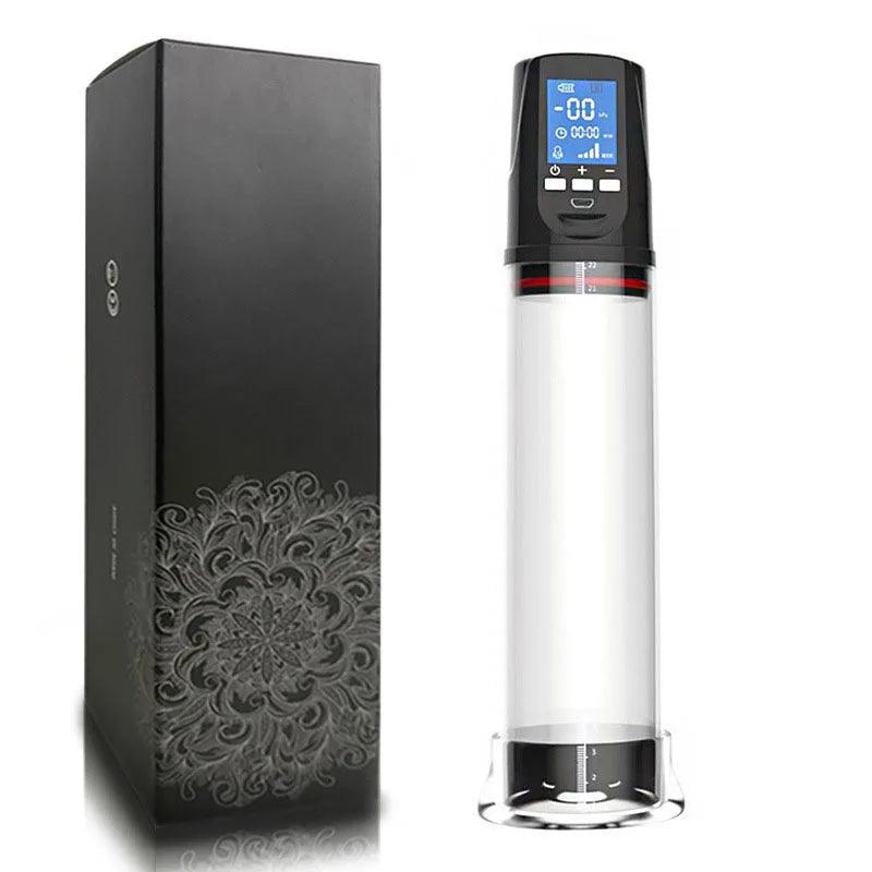 Hannibal LCD Electric Penis Pump – Enlargement Trainer & Male Masturbator - Passion Pulse Adult