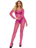 Women's Open Crotch Bodystocking – Plus Size Sexy Fishnet Lace Bodysuit