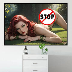High-Definition Canvas Poster – Sexy Cartoon Decorative Wall Art for Living Room or Home Decor (Unframed) - Passion Pulse Adult