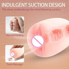 Mini Portable Masturbation Egg – Soft Beginner Penis Massager for Men - Passion Pulse Adult