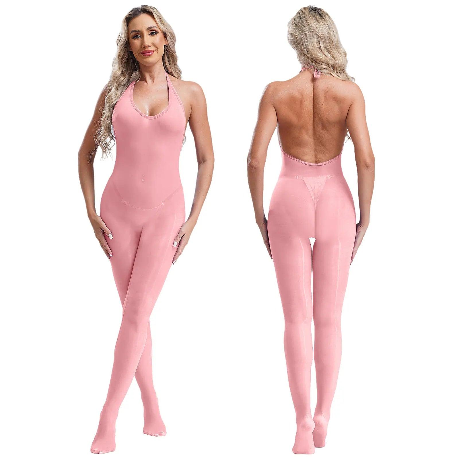 Women Ultra-Thin Tearable Body-stocking – See-Through Erotic Jumpsuit Catsuit - Passion Pulse Adult