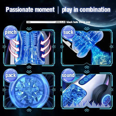 Automatic Blowjob Masturbator for Men – Sucking & Heated Vaginal Mouth - Passion Pulse Adult