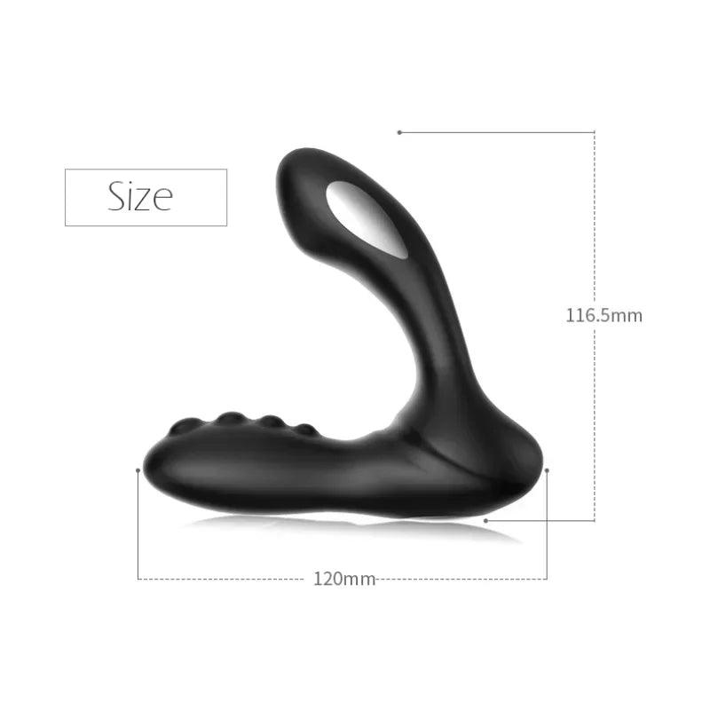 Powerful 8-Frequency -Controlled Electric Anal Plug – Prostate & Pleasure Massager - Passion Pulse Adult