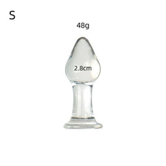 VaHppy Diamond Glass Anal Plugs – Elegant & Body-Safe for Beginners and Beyond - Passion Pulse Adult