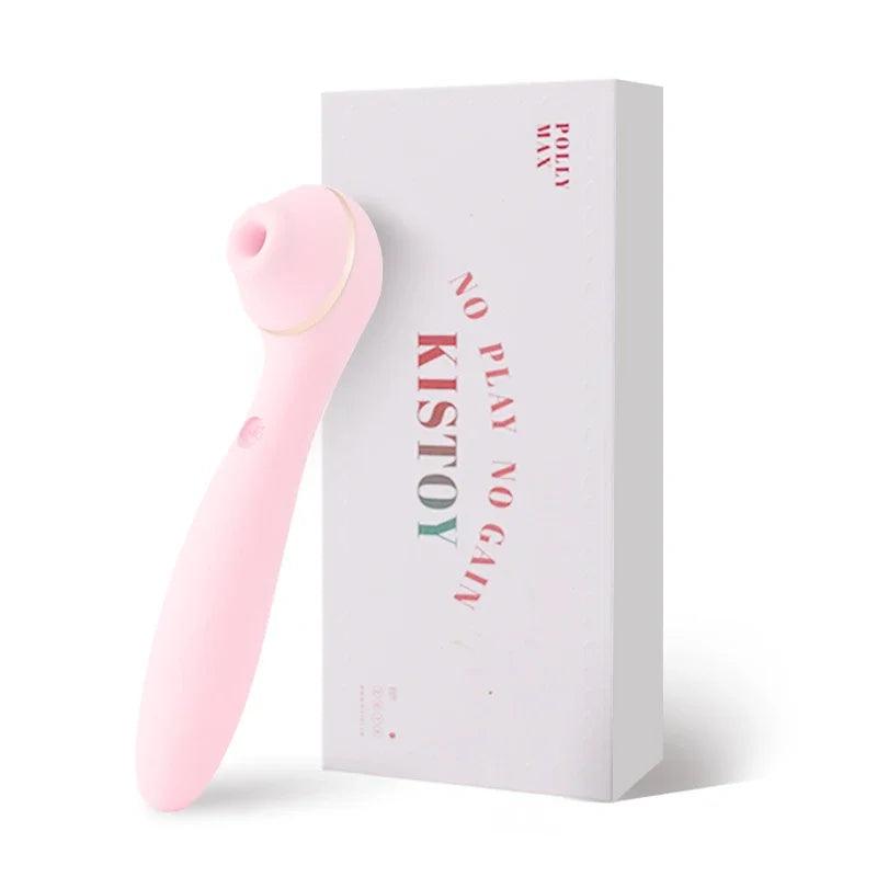 KISS TOY Polly – Heatable Sucking Vibrator for Clitoris, G-Spot & Nipple Stimulation Polly Max - Passion Pulse Adult