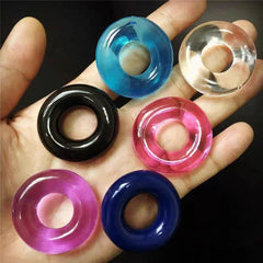 10/5Pcs Silicone Penis Ring Set – Ejaculation Delay & Enlargement for Men - Passion Pulse Adult
