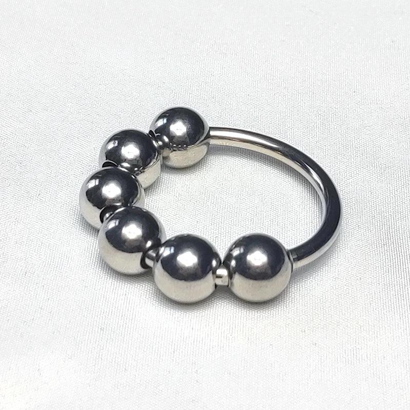 6 Sizes Stainless Steel Penis Ring – Delay & Glans Stimulation - Passion Pulse Adult