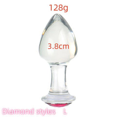 VaHppy Diamond Glass Anal Plugs – Elegant & Body-Safe for Beginners and Beyond - Passion Pulse Adult
