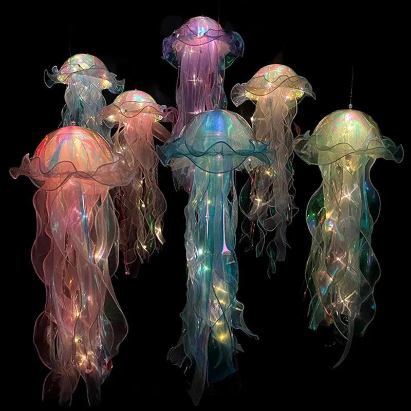 Jellyfish Night Light Lamp – Portable Flower Lamp for Home & Bedroom Decor - Passion Pulse Adult