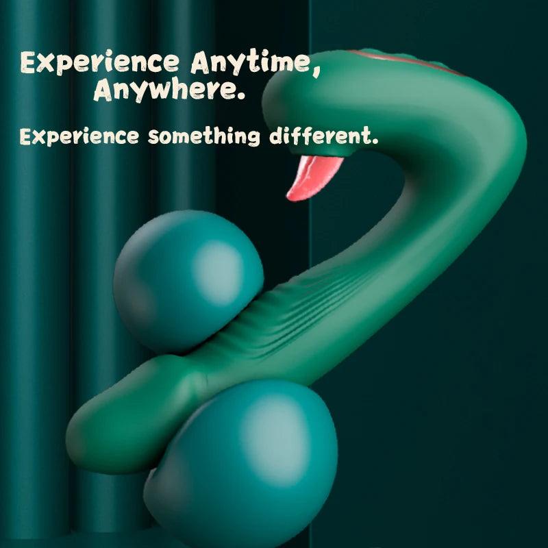 JIUAI 10-Mode Sucking & Vibration Stimulator - Passion Pulse Adult