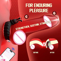 USB Rechargeable Silicone Vibrating Penis Ring – 10 Modes for Couples - Passion Pulse Adult