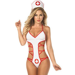 Sexy Nurse Costume – Erotic Babydoll Lingerie Roleplay Uniform - Passion Pulse Adult