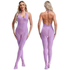 Women Ultra-Thin Tearable Body-stocking – See-Through Erotic Jumpsuit Catsuit - Passion Pulse Adult