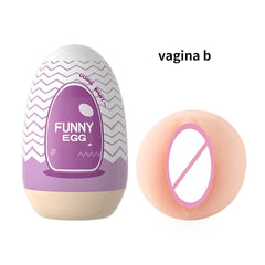 Mini Portable Masturbation Egg – Soft Beginner Penis Massager for Men - Passion Pulse Adult
