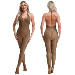 Women Ultra-Thin Tearable Body-stocking – See-Through Erotic Jumpsuit Catsuit - Passion Pulse Adult
