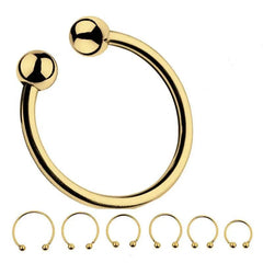 Dual Ball Gold Stainless Steel Penis Ring – Enhance Orgasm & Delay Ejaculation - Passion Pulse Adult