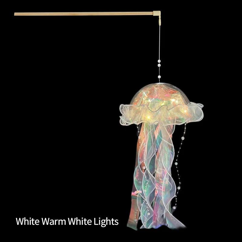 Jellyfish Night Light Lamp – Portable Flower Lamp for Home & Bedroom Decor - Passion Pulse Adult