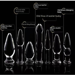 Glass Crystal Butt Plug - Passion Pulse Adult