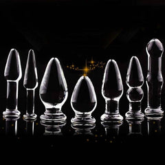 Glass Crystal Butt Plug - Passion Pulse Adult