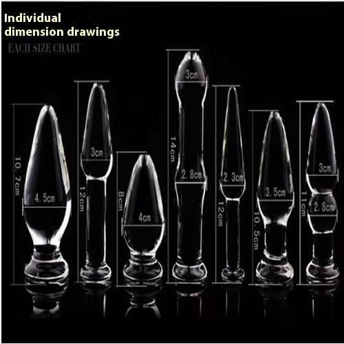 Glass Crystal Butt Plug - Passion Pulse Adult