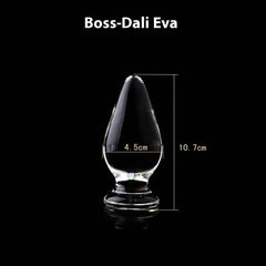 Glass Crystal Butt Plug - Passion Pulse Adult