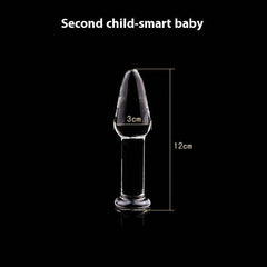 Glass Crystal Butt Plug - Passion Pulse Adult