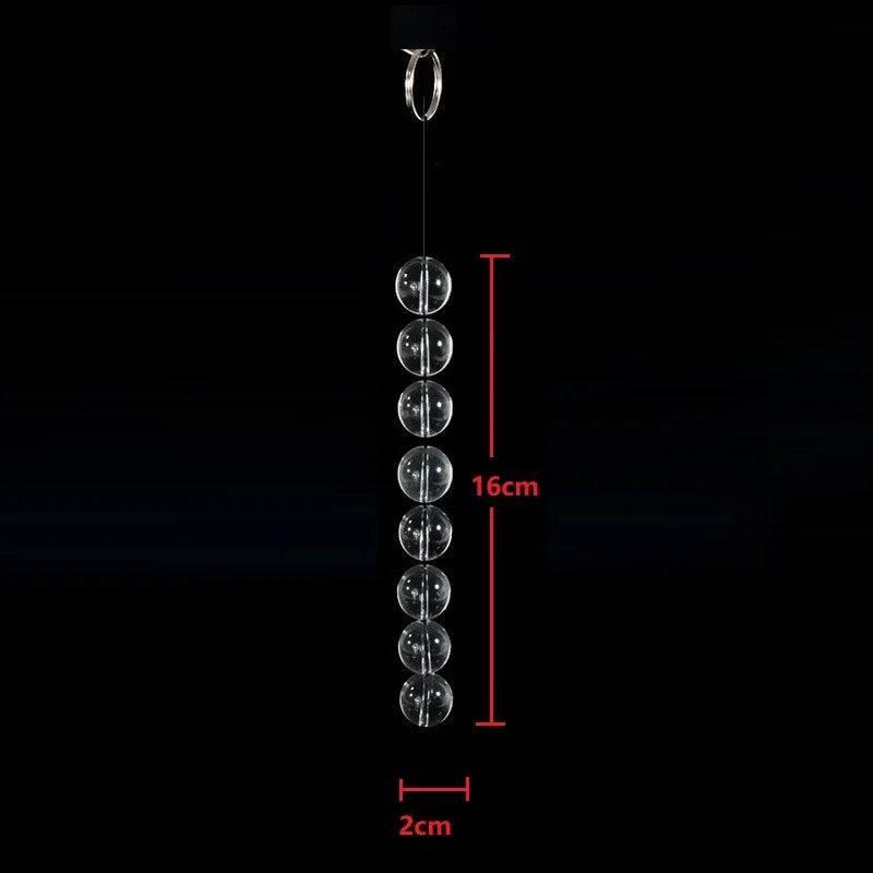 CrystalGlass Anal Beads - 5 Sizes Glass Butt Plug for Men, Women, and Couples with Smooth Vaginal and Anal Balls for BDSM, Massage, and Erotic Play - Passion Pulse Adult