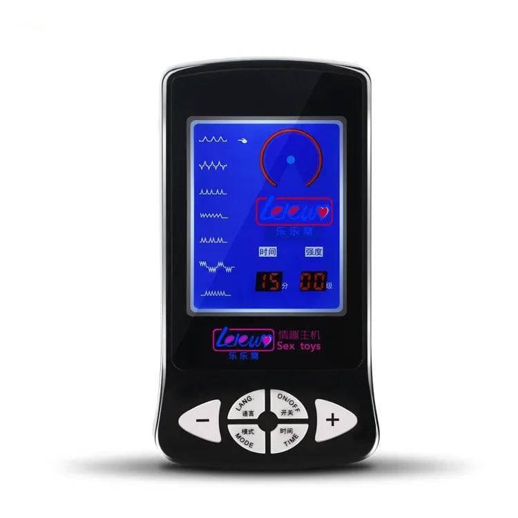 Electric Shock Penis Plug and Cock Ring Stimulator | Estim Electrostimulation Anal Plug BDSM Electrosex Toy for Couples 18+ - Passion Pulse Adult