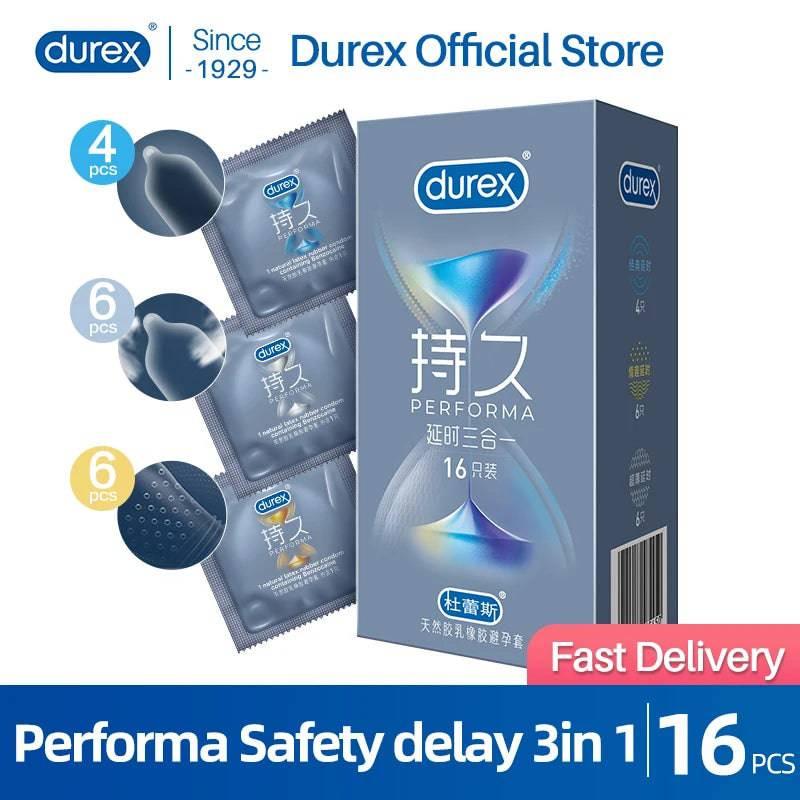 Durex Performa 3-in-1 Condoms - Passion Pulse Adult