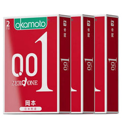 Okamoto Zero Zero One 0.01mm Ultra-Thin Condoms - Passion Pulse Adult
