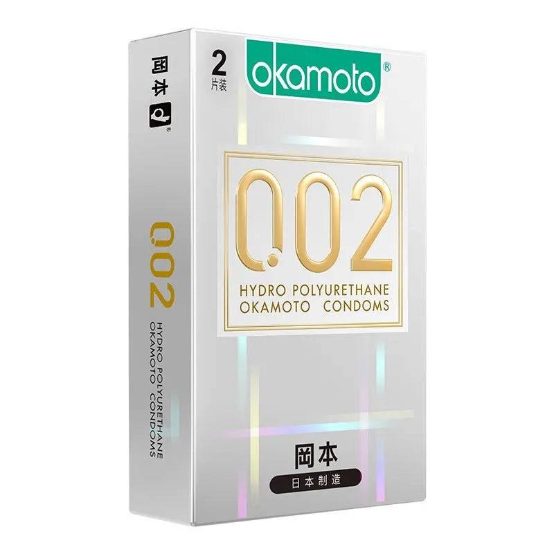Okamoto Zero Zero Two 0.02mm Hydro Polyurethane Condoms – Ultra-Thin for Enhanced Sensation - Passion Pulse Adult