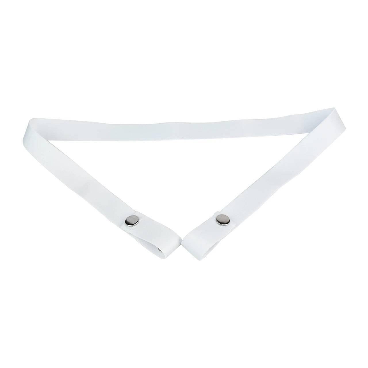 Pink/Black/White Adjustable Mini Metal Chastity Cage with Lock - BDSM Male Slave Cock Ring for Fetish Roleplay and Sissy Bondage Play - Passion Pulse Adult