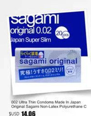 Sagami Original 0.02 Ultra-Thin Condoms - Passion Pulse Adult