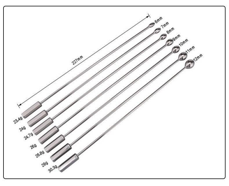 Metal Stainless Steel Urethral Sound - Passion Pulse Adult