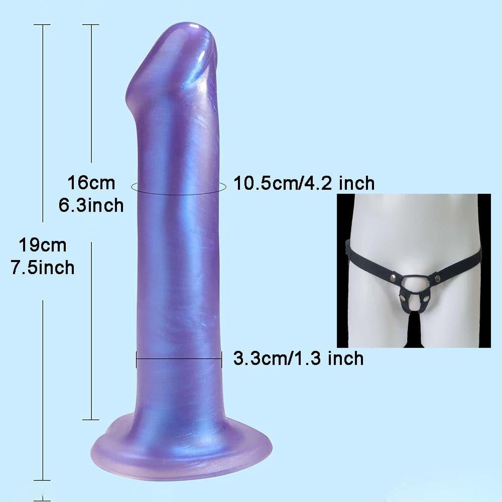 Simulated Rear Dildo with Suction Cup - Perfect for Beginners - Passion Pulse Adult