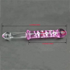 Manyjoy Crystal Glass Dildo – Long G-Spot Massager & Anal Plug - Passion Pulse Adult
