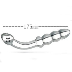 Manyjoy Crystal Glass Dildo – Long G-Spot Massager & Anal Plug - Passion Pulse Adult