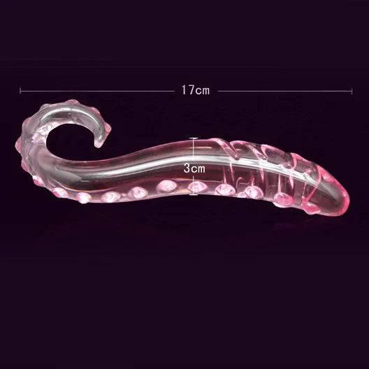Manyjoy Crystal Glass Dildo – Long G-Spot Massager & Anal Plug - Passion Pulse Adult