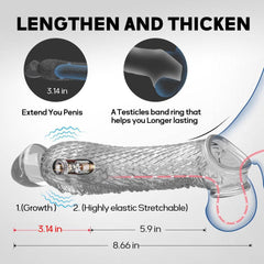 Long and Thick Dragon Sleeve - Passion Pulse Adult