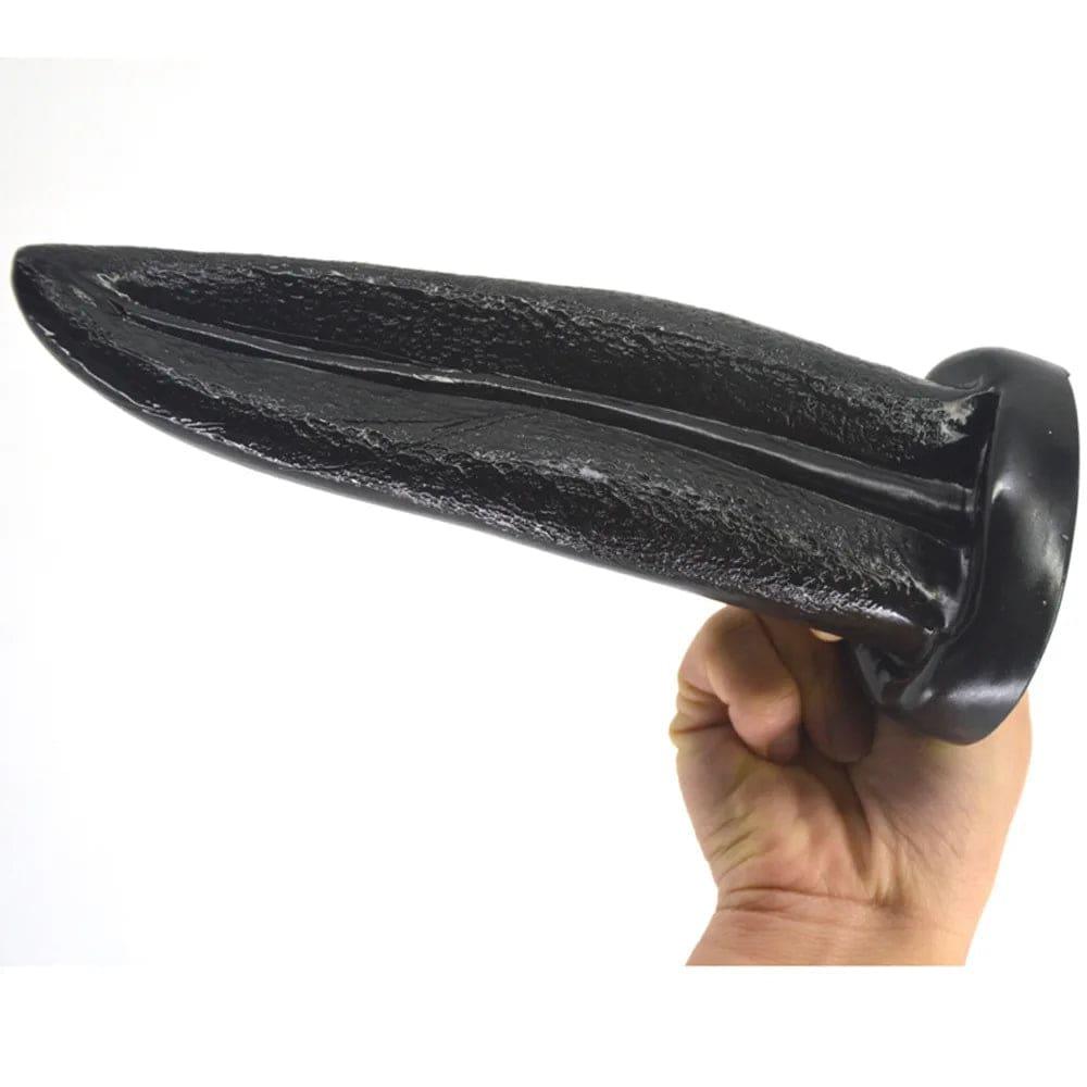 Tongue Suck Dildo & Anal Butt Plug | Realistic Penis for Women | G-Spot & Vaginal Stimulation Masturbator | Adult Sex Product - Passion Pulse Adult